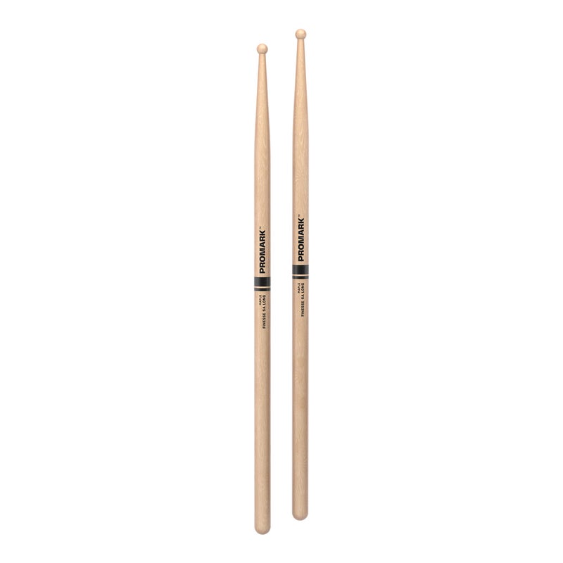 ProMark Drum Sticks - Finesse 5A Drumsticks - Drum Sticks Set - Lightweight, Ideal for Jazz - Small Round Wood Tip - Long Maple Drum Sticks - Consistent Weight and Pitch - 1 Pair - Image 3